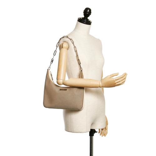 Gucci Canvas Chain Shoulder Bag