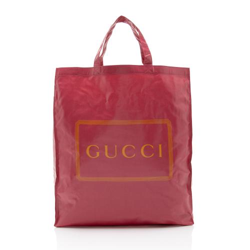 Gucci Coated Canvas Logo Tote
