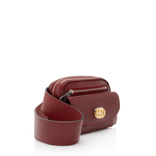 Gucci Cracked Calfskin Morpheus Belt Bag - 32 / 80