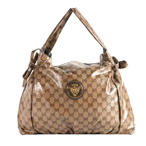 Gucci Crystal GG Hysteria Medium Shoulder Bag