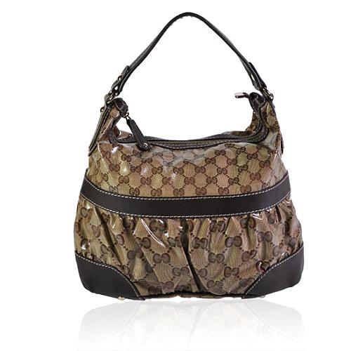 Gucci Crystal GG Mix Hobo Handbag