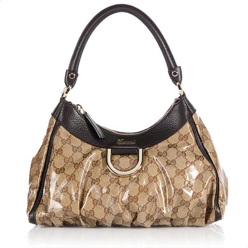 Gucci D Gold Small Hobo
