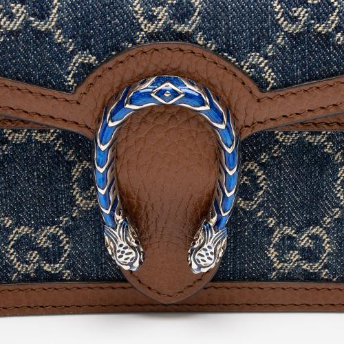 Gucci Denim Dionysus Super Mini Shoulder Bag