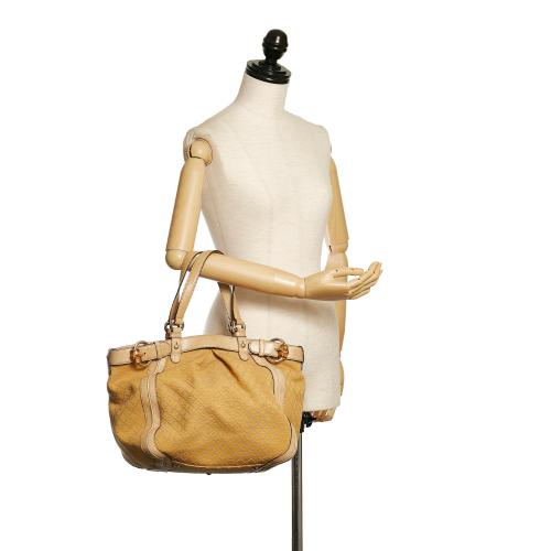 Gucci Diamante Canvas Handbag