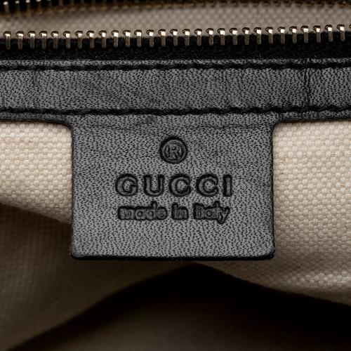 Gucci Diamante Canvas Vintage Web Joy Medium Boston Bag