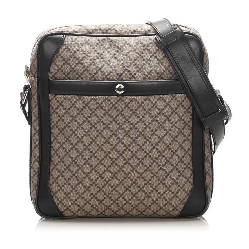 Gucci Diamante Coated Canvas Crossbody Bag
