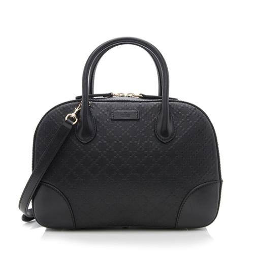 Gucci Diamante Leather Small Top Handle Bag
