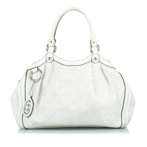 Gucci Diamante Sukey Canvas Shoulder Bag
