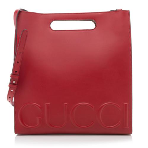 Gucci Embossed Leather XL Tote