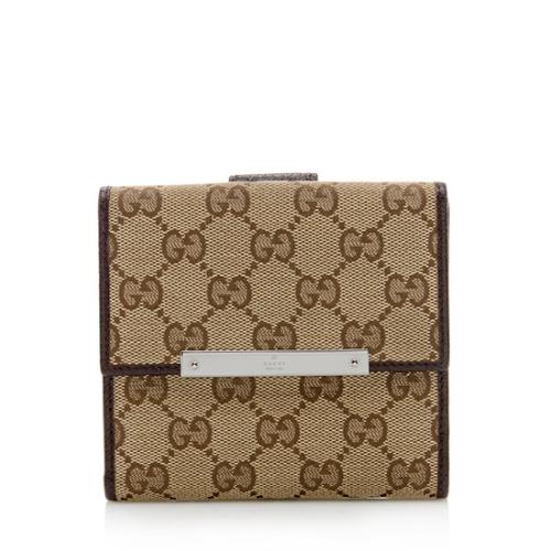 Gucci GG Canvas French Wallet