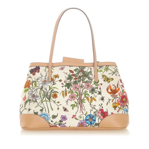 Gucci Flora Canvas Tote Bag