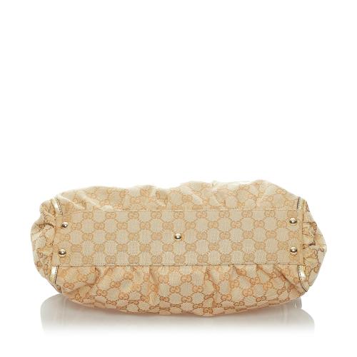 Gucci GG Abbey D-Ring Canvas Shoulder Bag
