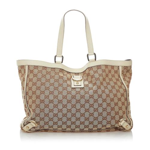Gucci GG Canvas Abbey D- Ring Tote Bag