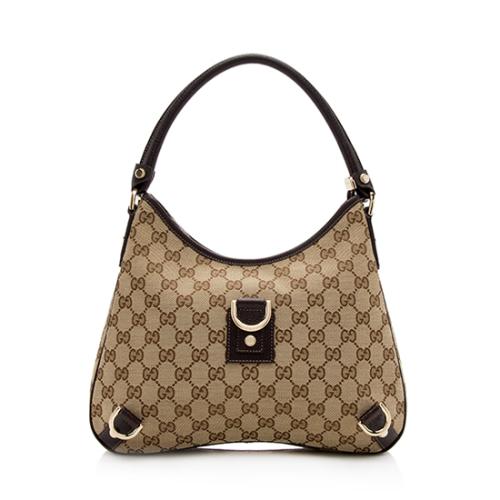 Gucci GG Canvas Abbey Medium Hobo