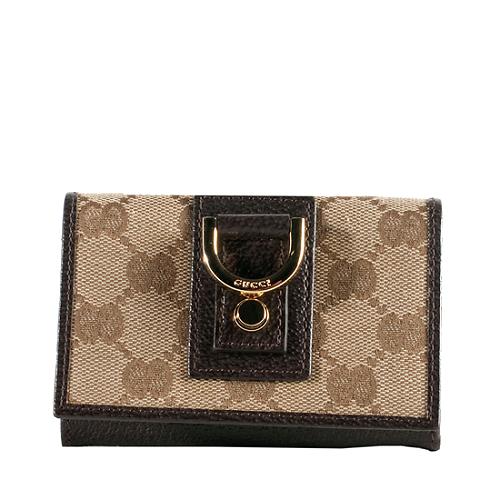 Gucci GG Canvas Abbey Small Wallet