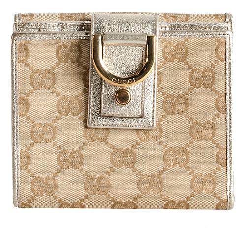 Gucci GG Canvas Abbey Small Wallet