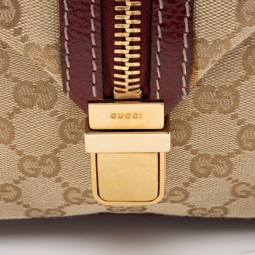 Gucci GG Canvas Aviatrix Medium Boston Bag