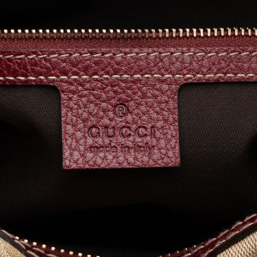 Gucci GG Canvas Aviatrix Medium Boston Bag