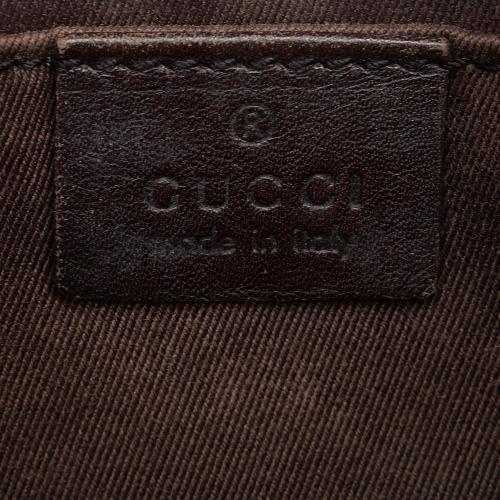 Brown Gucci GG Canvas Baguette