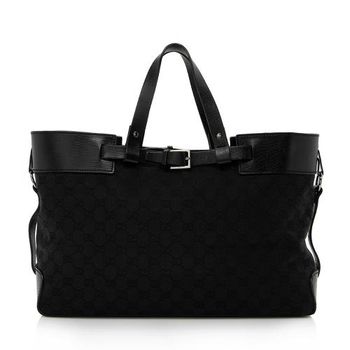 Gucci GG Canvas Belted Tote