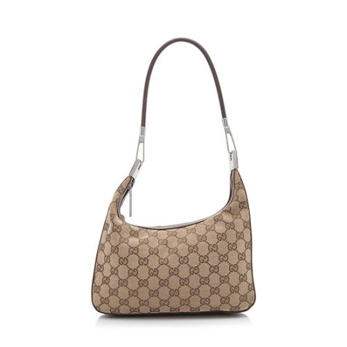 Gucci GG Canvas Binoche Small Shoulder Bag