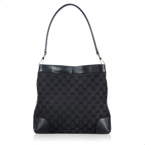 Gucci GG Canvas Binoche Shoulder Bag