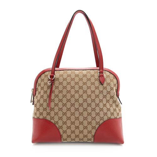 Gucci GG Canvas Bree Dome Shoulder Bag