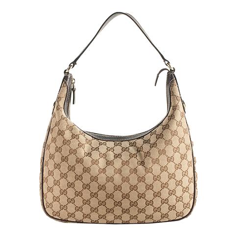 Gucci GG Canvas Charmy Hobo Bag