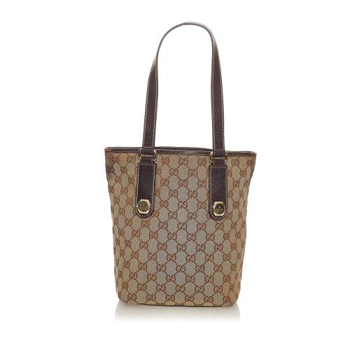 Gucci GG Canvas Charmy Tote Bag