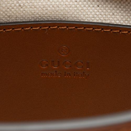 Gucci Crystal GG Canvas Bamboo Diana Mini Tote 