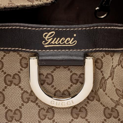 Gucci GG Canvas D Ring Large Hobo - FINAL SALE