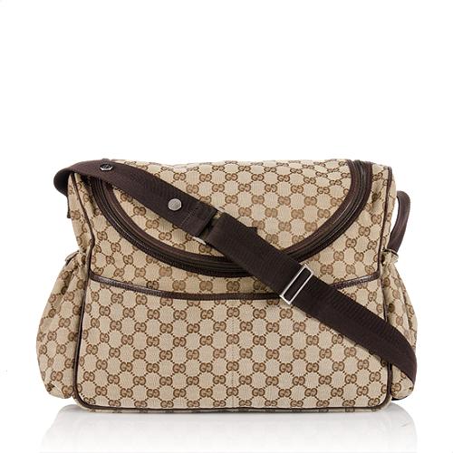 Gucci GG Canvas Diaper Bag