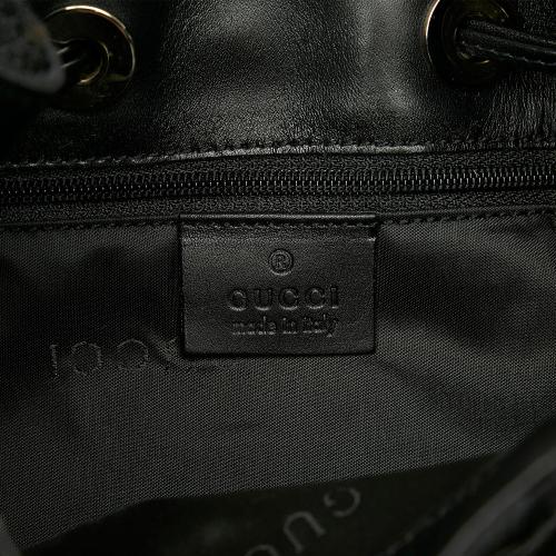 Gucci GG Canvas Drawstring Hobo Bag