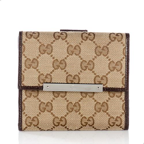 Gucci GG Canvas French Wallet