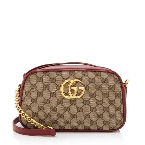 Gucci GG Canvas GG Marmont Small Shoulder Bag