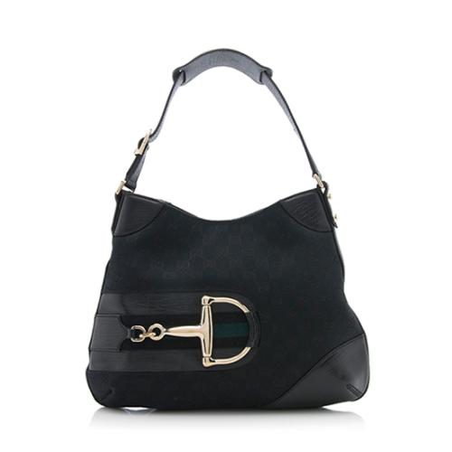 Gucci GG Canvas Hasler Medium Shoulder Bag - FINAL SALE