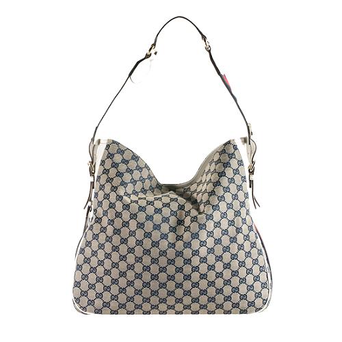 Gucci GG Canvas Heritage Medium Shoulder Bag