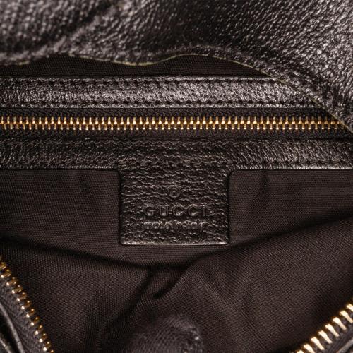 Gucci Black GG Canvas Creole Bag