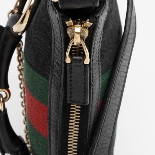 Gucci GG Canvas Horsebit Small Shoulder Bag