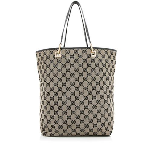 Gucci GG Canvas Large Bucket Tote