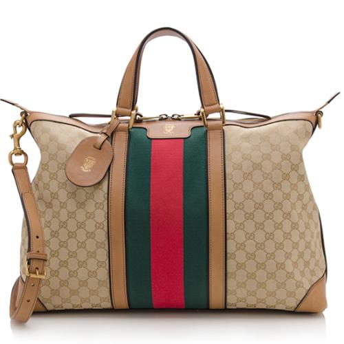 Gucci GG Canvas Large Duffle Bag