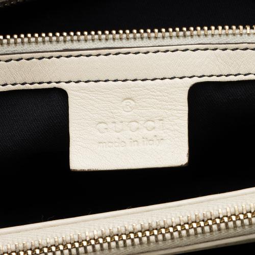 Gucci GG Canvas Leather Web Shoulder Bag