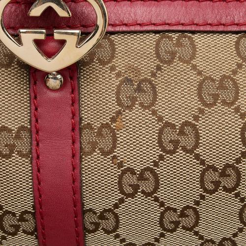 Gucci GG Canvas Lovely Medium Tote