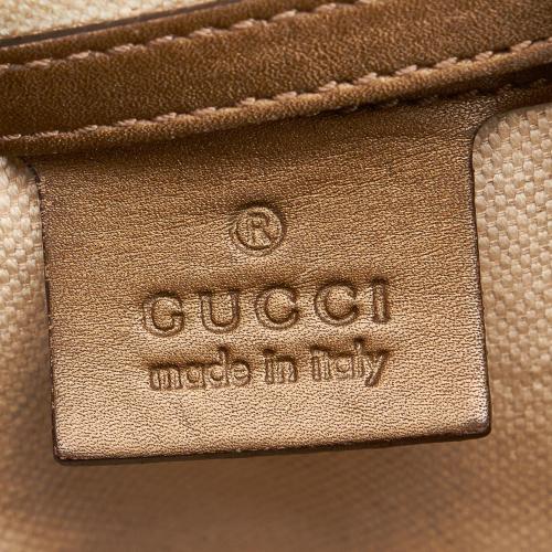 Gucci GG Canvas Lurex Heart Bit Tote Bag