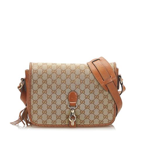 Gucci GG Canvas Marrakech Crossbody Bag