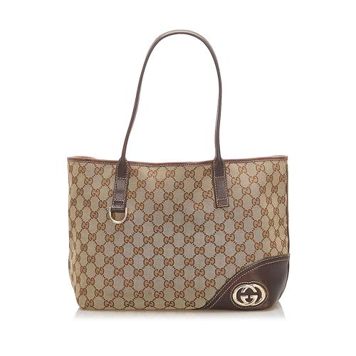 Gucci GG Canvas New Britt Tote Bag