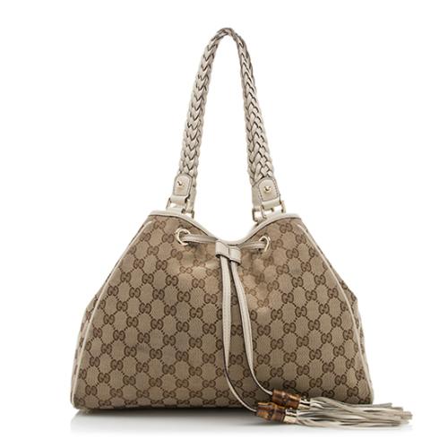 Gucci GG Canvas Peggy Medium Shoulder Bag