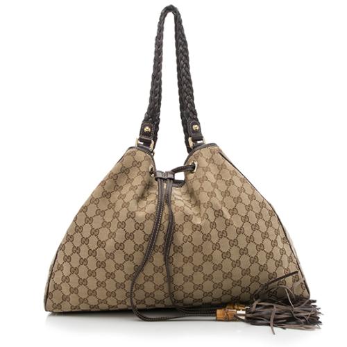 Gucci GG Canvas Peggy Shoulder Bag