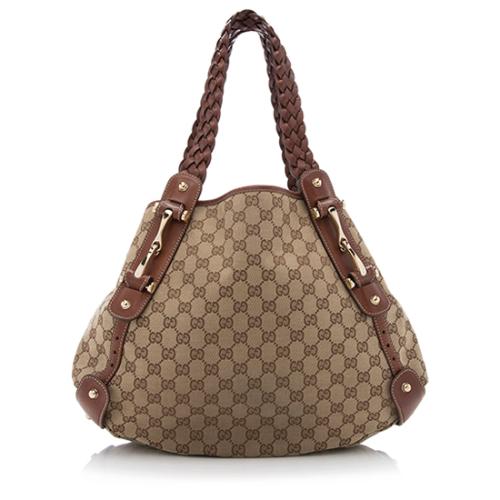  Gucci GG Canvas Pelham Medium Shoulder Bag