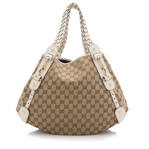  Gucci GG Canvas Pelham Medium Shoulder Bag